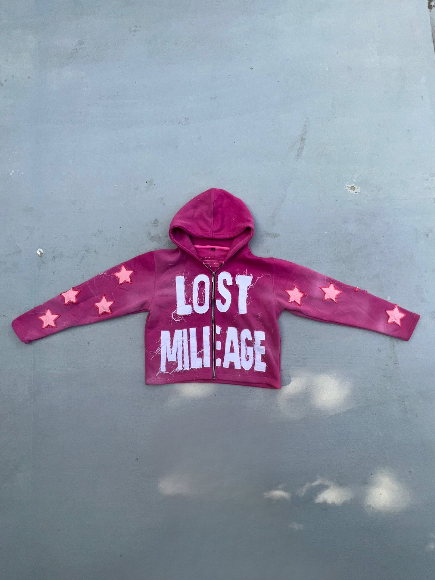 PINK FROWN HOODIE