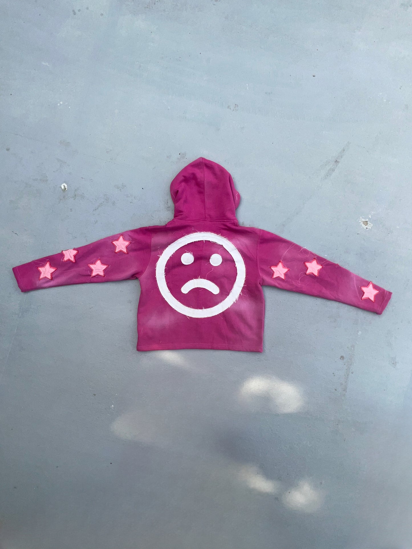 PINK FROWN HOODIE